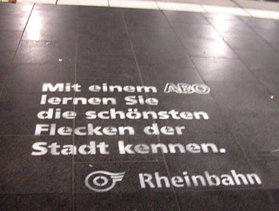 Werbekampagne Rheinbahn 